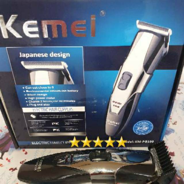 CUKURAN RAMBUT KEMEI KM PG100 ALAT MESIN CUKUR RAMBUT CAS DAN CHARGE HAIR CLIPPER YANG MURAH