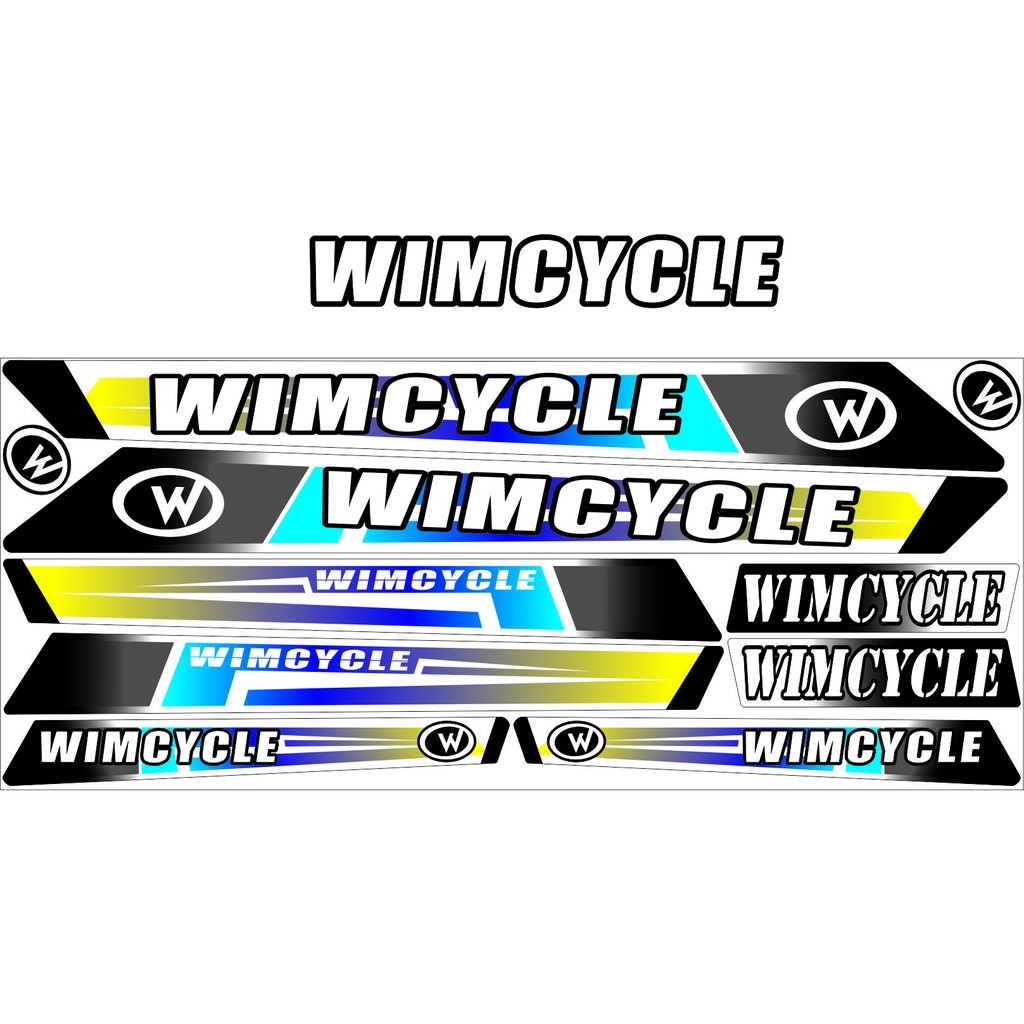 STIKER STRIPING SEPEDA WIMCYCLE