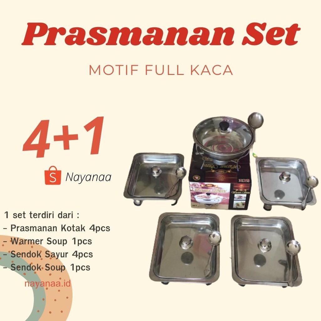 SALE 8.8 !!! PRASMANAN SET - PRASMANAN STAINLESS