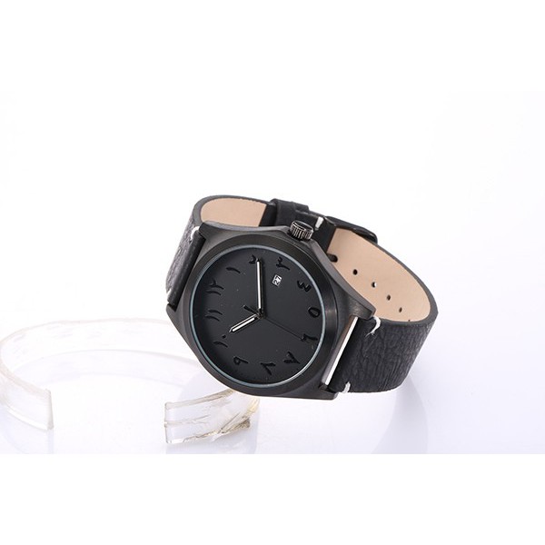 Premium (RRW) Jam Tangan Arab Jam Arab Jam Arabic Arabian Full Black Distributor Termurah