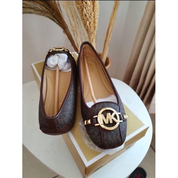 mk fulton shoes sign brown original