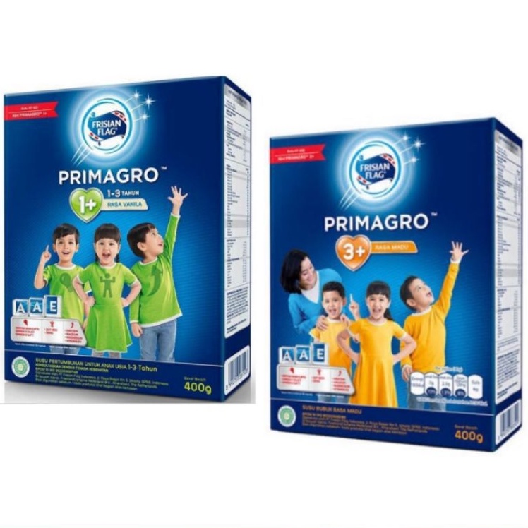 

(360g) FRISIAN FLAG PRIMAGRO 1+ 3+ Susu Formula Vanila Madu Cokelat