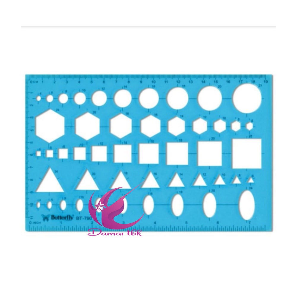 

PENGGARIS BANGUN DATAR Butterfly BT-790