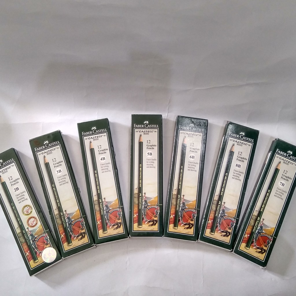 

Alat Tulis Pencil / Pensil 2b, 3b, 4b, 5b, 6b, 7b, 8b Faber Castell