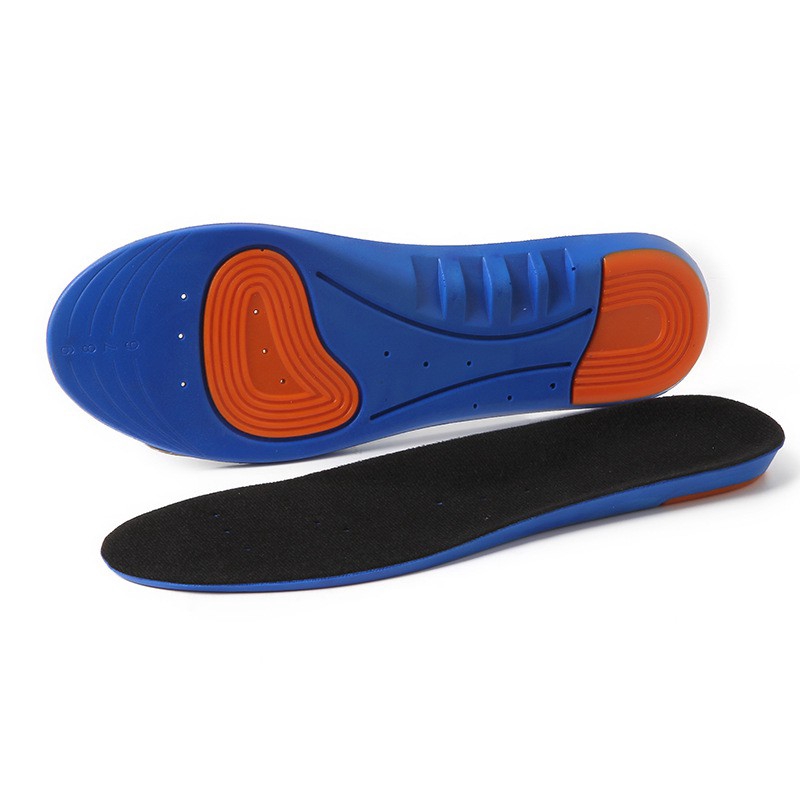 1 Pasang Insole Sisipan Sepatu Olahraga Bahan Silicone Gel Elastis Breathable