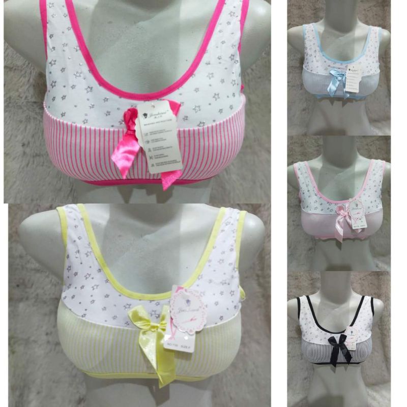 miniset bra remaja perempuan free size - bh anak remaja busa sedang pengait 3