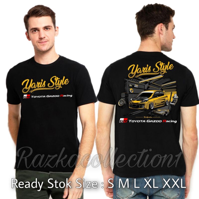 Kaos Toyota Yaris Club Indonesia / Baju Kaos Toyota Yaris Club Indonesia / Kaos Yaris Style Gr Toyot