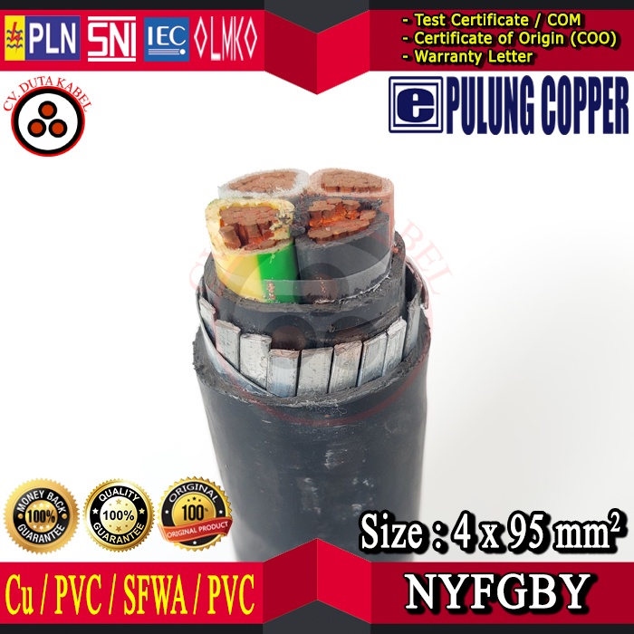 Kabel NYFGBY 4x95 mm2 PULUNG /4 x 95 mm2/4x95mm2/4x95 mm/4x95mm