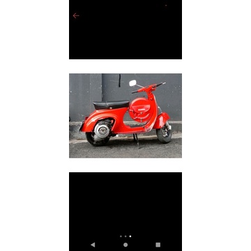 tiang dudukan ban serep vespa sprint super ring 8 dan 10 bahan dan kualitas bagus rapih