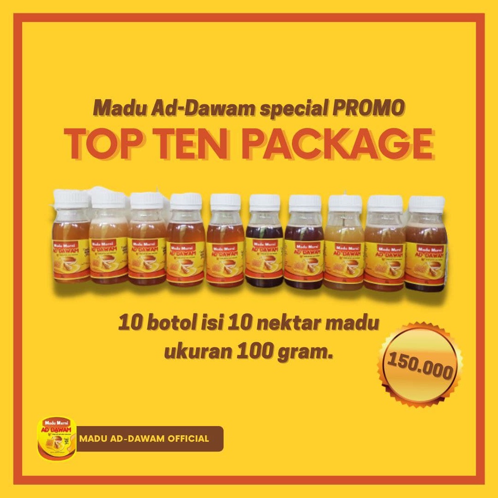 

MADU AD-DAWAM SPESIAL PROMO TOP TEN PACKAGE