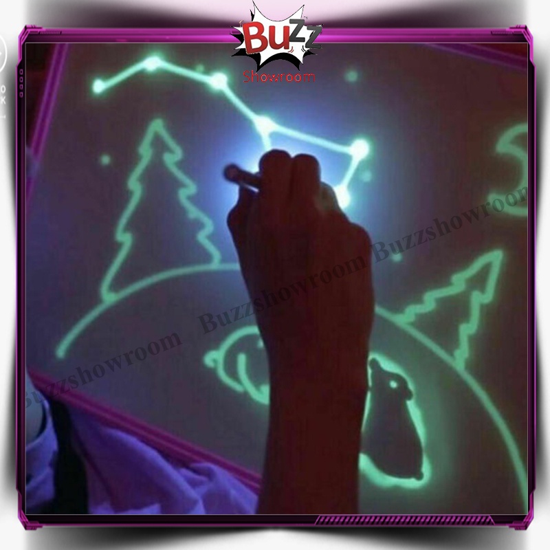 Draw With Light Magic Drawing Pad Mainan Papan Tulis Belajar Anak