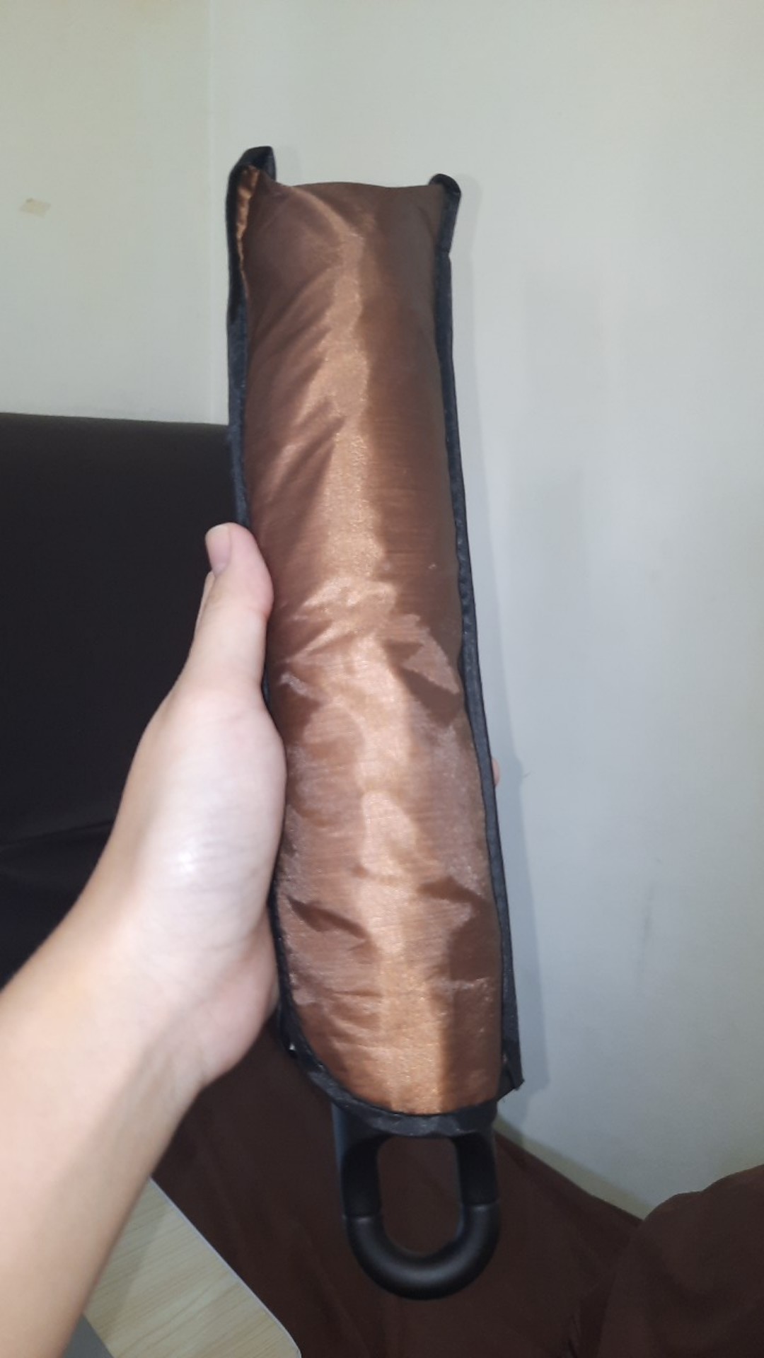 Payung Lipat Gagang Tumbler Travel Korea Lapis Silver Umbrella Anti Uv