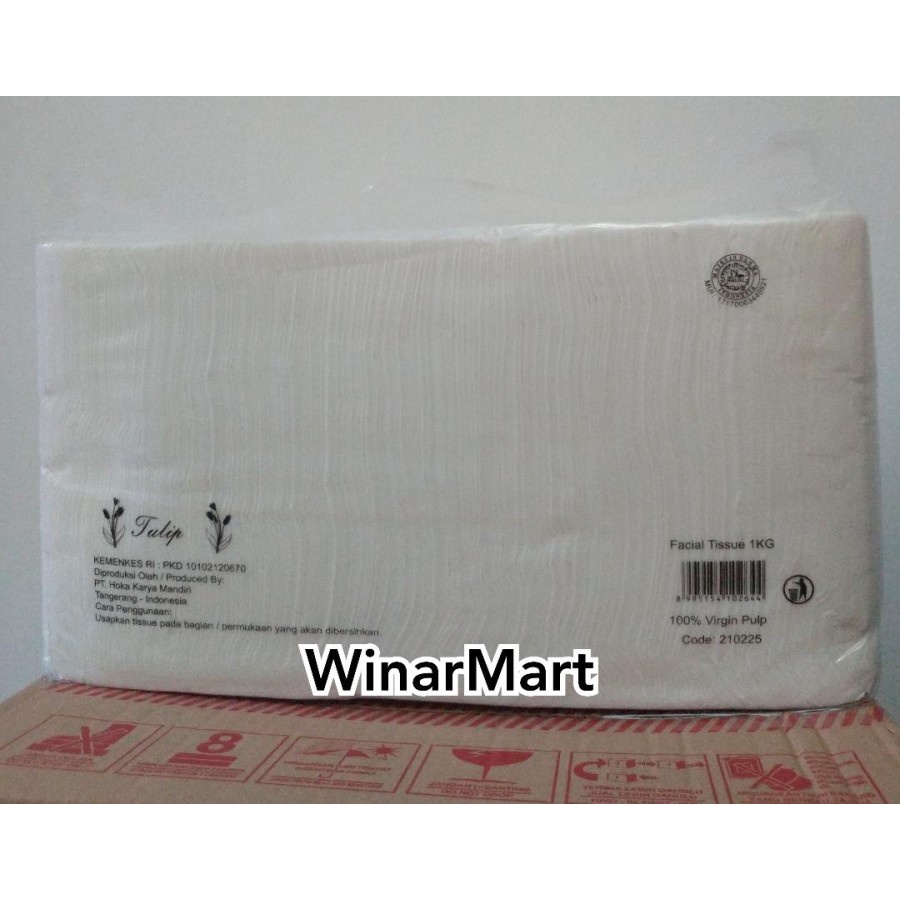 Facial tissue/Tissue Facial 2 ply kiloan 1 kg 1000 gram/ Tisu wajah