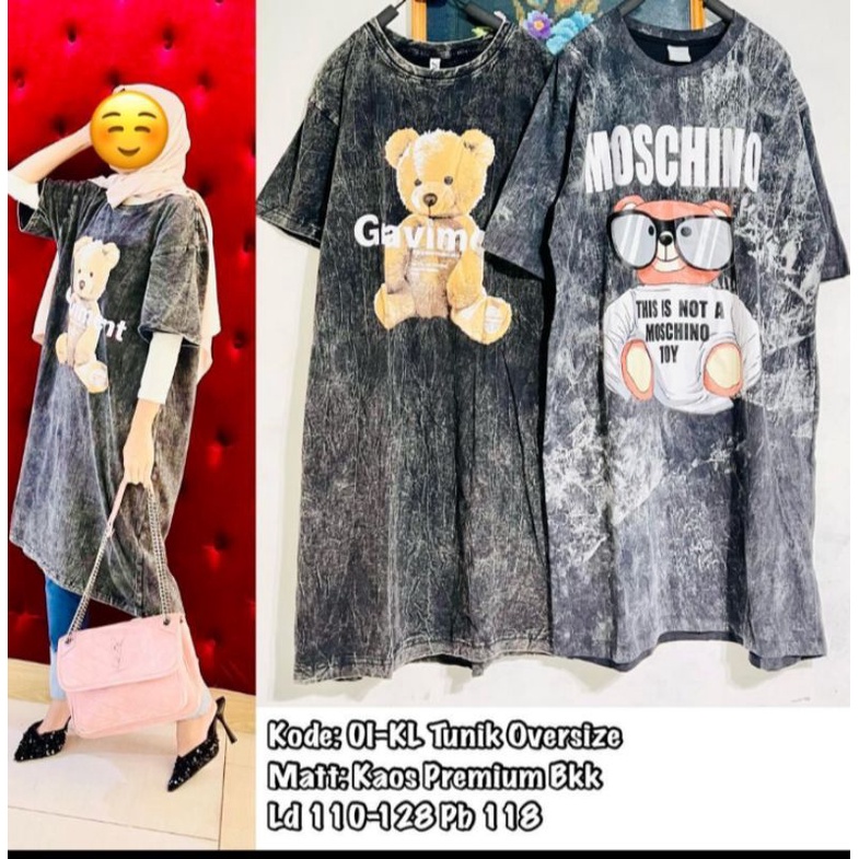 kL Tunik kaos import/fashion wanita modern