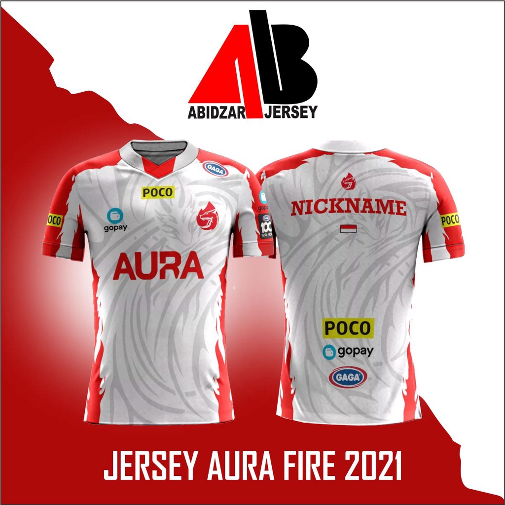 Jersey Aura Fire terbaru 2021 new edition
