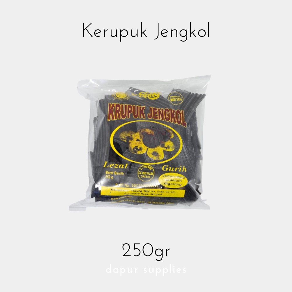 Kerupuk Jengkol Hitam /Jengkol Bean Cracker – Mr Spicy 250g