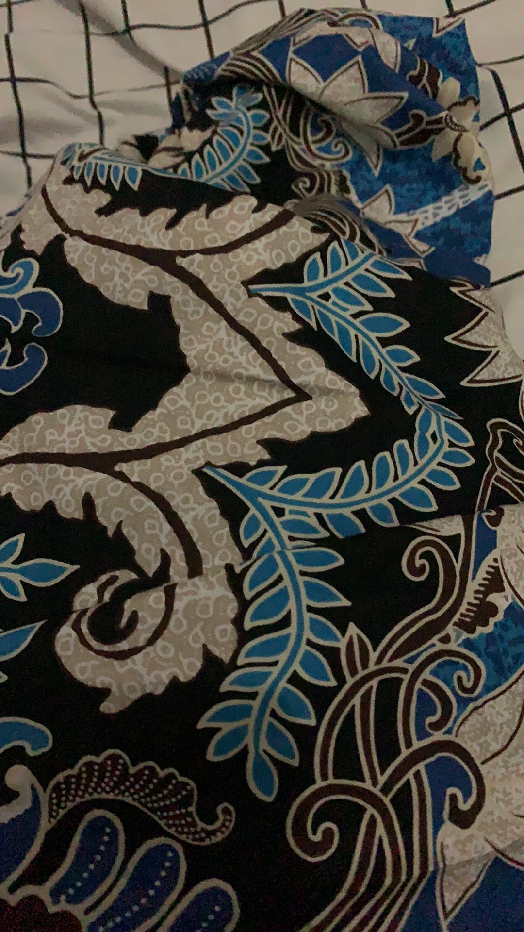 M231 Kemeja Pria Batik Panjang Biru 1728
