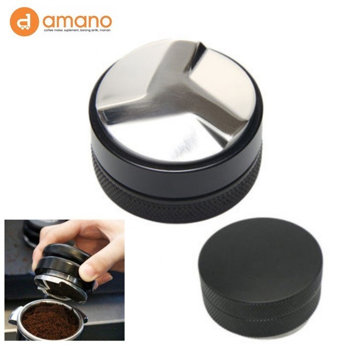 DISTRIBUTION TAMPER ROK PRESSO TAMPER MACARON KOPI STAINLESS 49MM