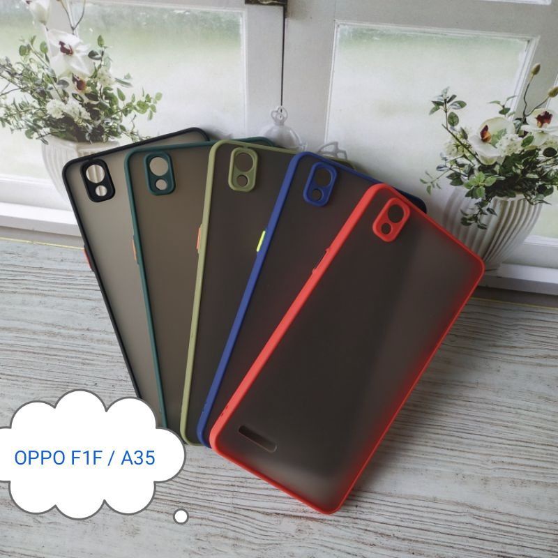 Jual OPPO F1F / A35 / Case My Choise Protection Camera Aero Matte Case