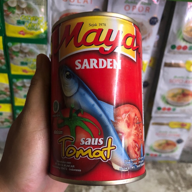 

Sarden Saus Tomat Maya 425gr