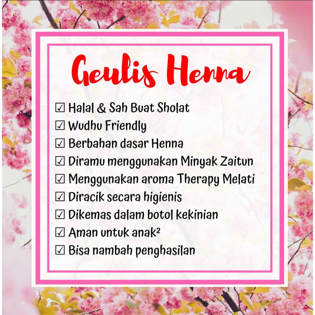 (Ready) 15 ml | Cat Kuku Henna Halal Khusus Muslimah bisa Tembus Air, Halal dan bisa untuk Wudhu