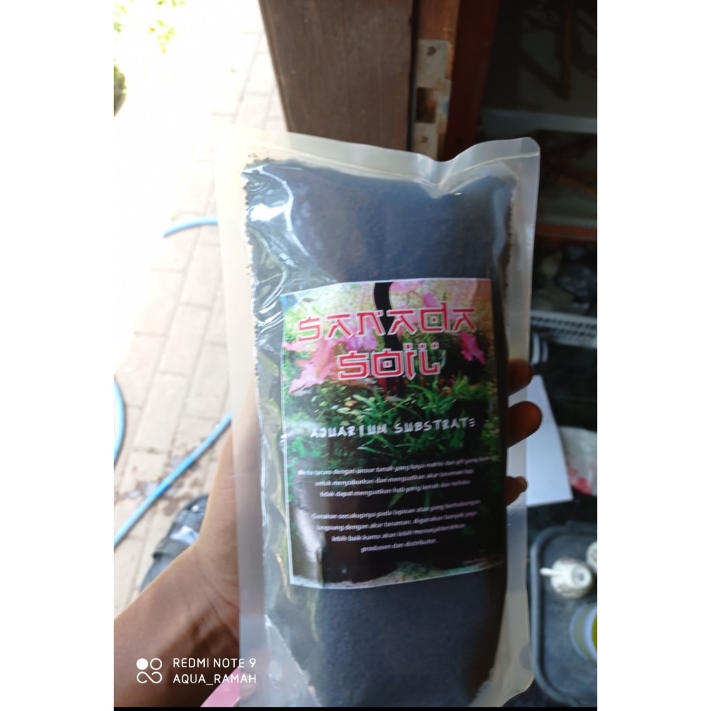 SOIL SANADA KEMASAN EKONOMIS REPACK 0.5 Liter | SUBSTRAT | PUPUK| MEDIA TANAM | AQUARIUM | AQUASCAPE