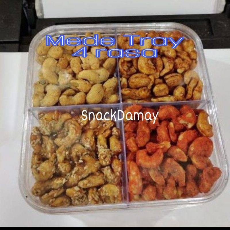 

Kacang Mede Tray 4 rasa(530gr)