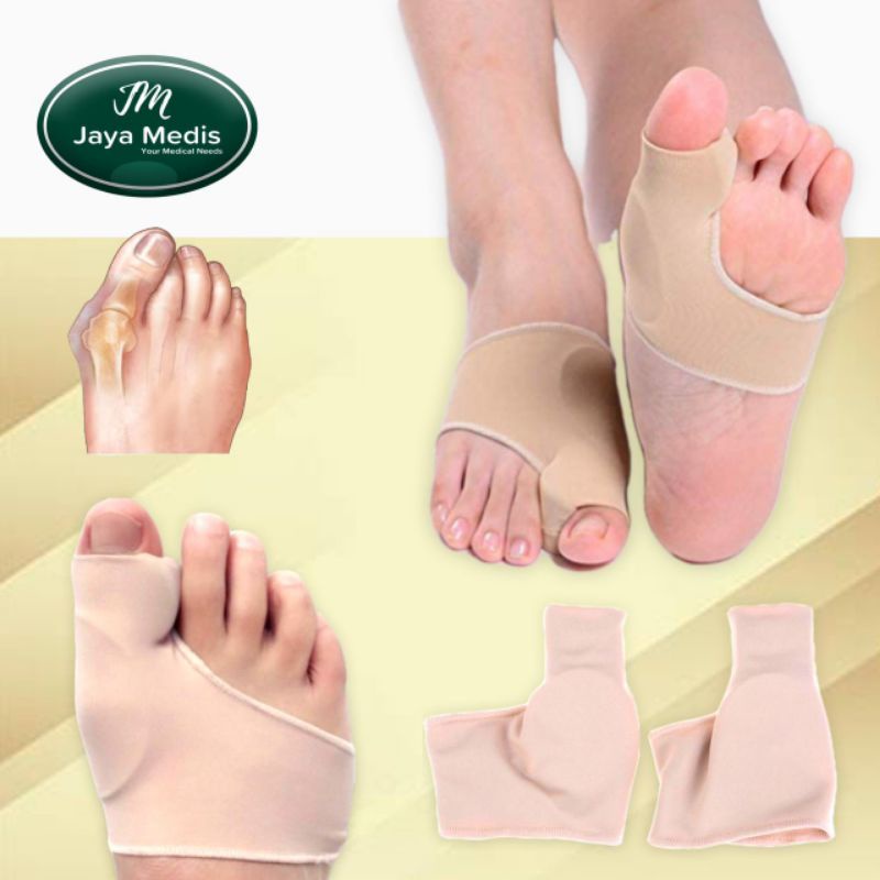 Bantalan Gel Korektor - Pelurus Jari Kaki Hallux Valgus 1 Pasang