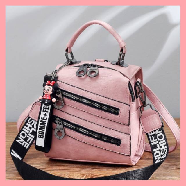 MB 1625 Tas Wanita Fashion Import Bisa Selempang Bisa Handbag