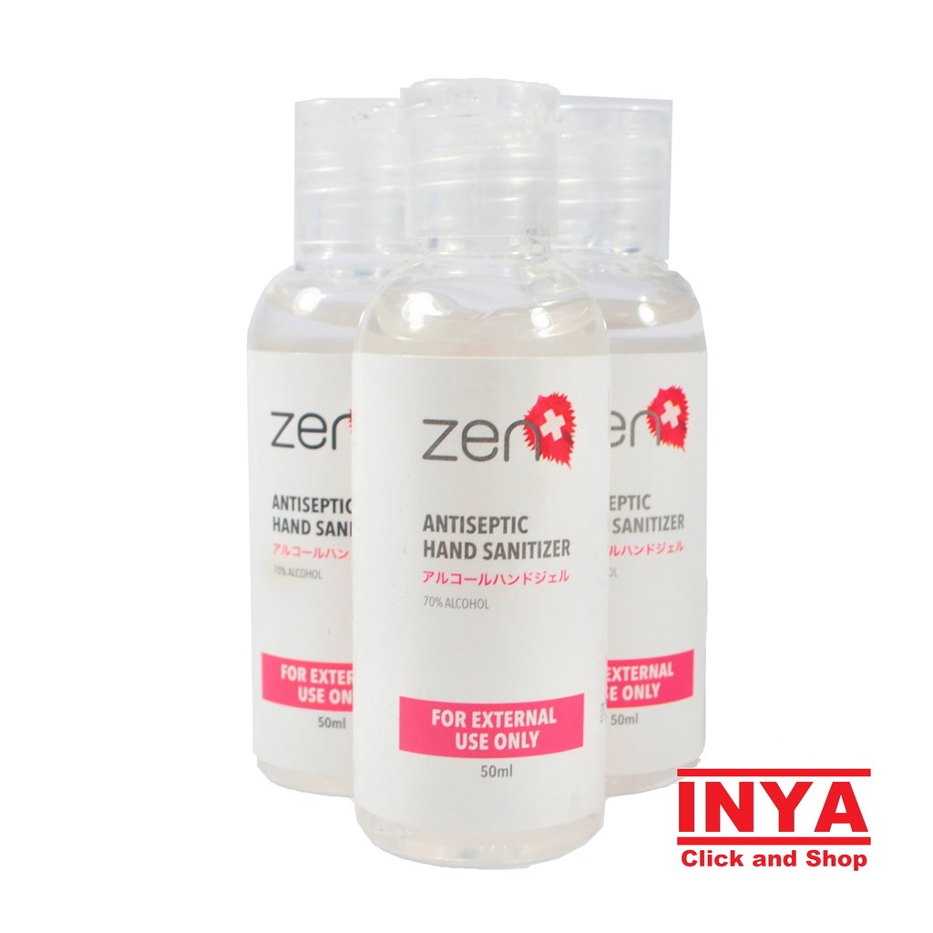 ZEN ANTISEPTIC AND HAND SANITIZER 50ml