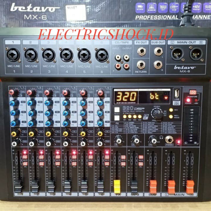 POWER MIXER BETAVO MX6 MIXER BETAVO MX 6
