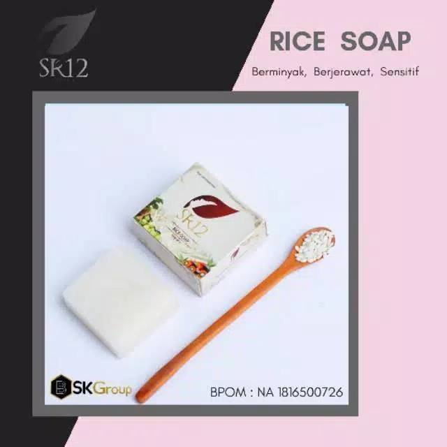 SABUN BERAS HERBAL SR12 RICE HERBAL SOAP Sabun Jerawat Sabun Wajah Berjerawat Berminyak Sensitif