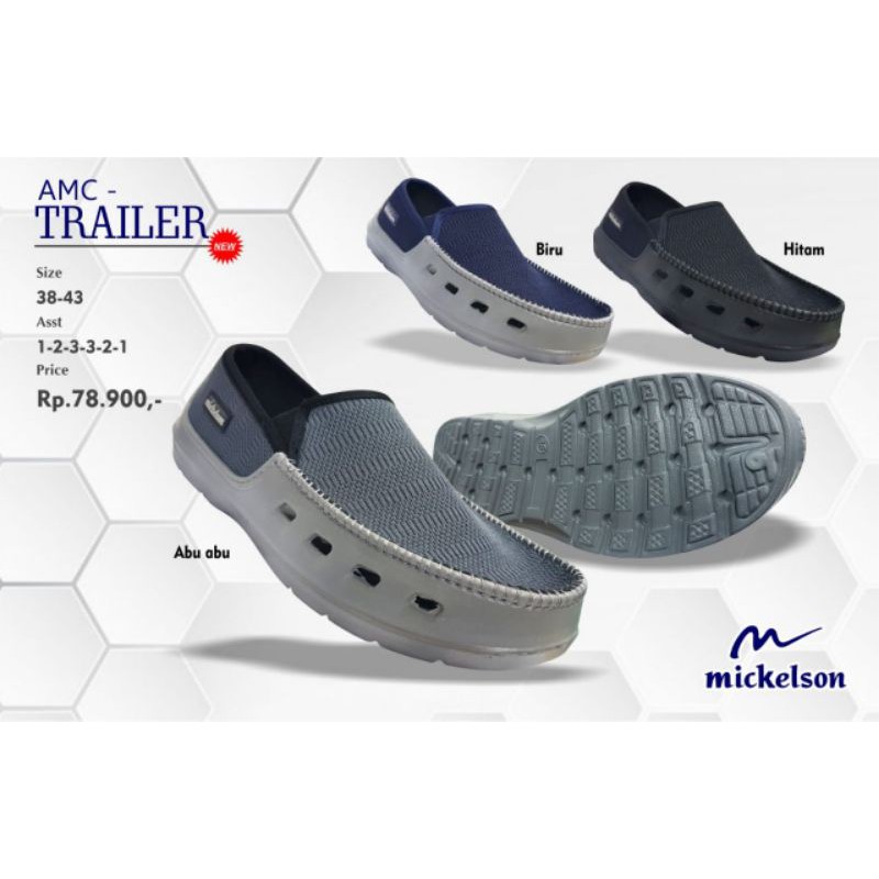 (BISA COD) Sepatu slip on pria mickelson courtney vacation of