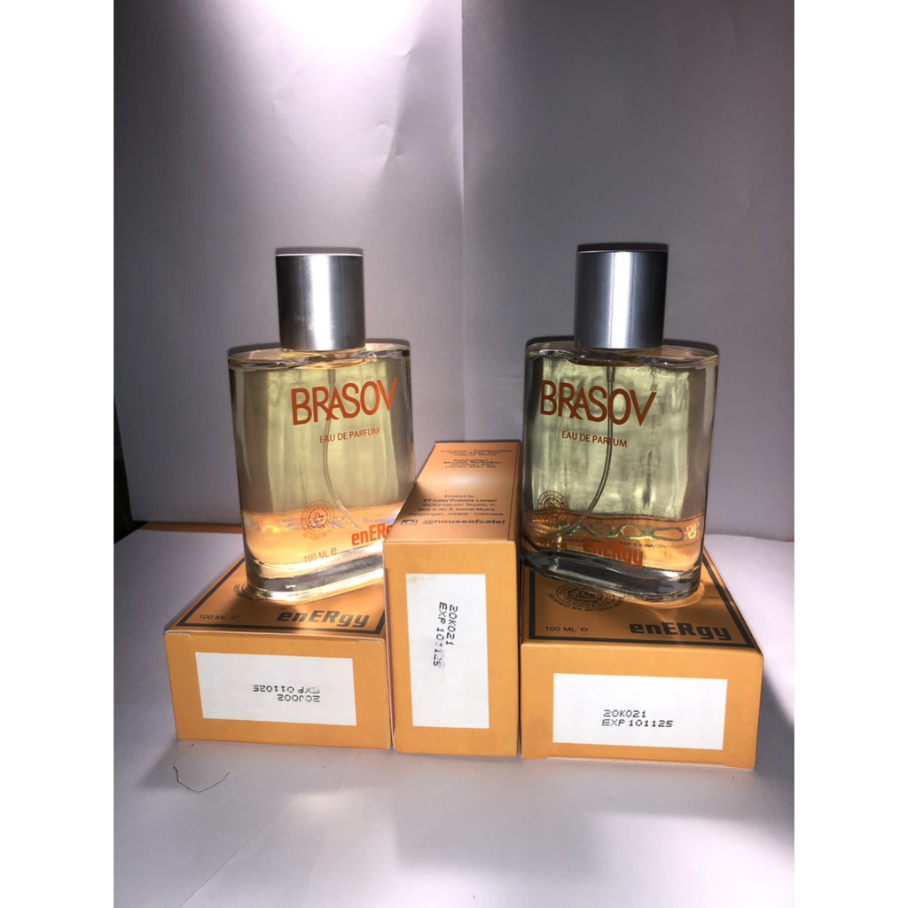 BRASOV EDP Parfum Unisex 100 ML Eau De Original Parfum HALAL BPOM Perfume Spray Extrem Lovely Energy