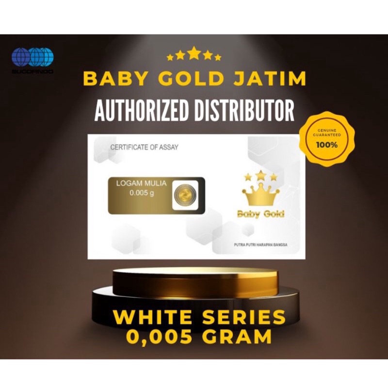 emas 24 karat baby gold minigram 0,005g logam mulia