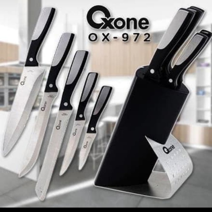 Oxone Knife Block Set OX972 / Pisau Set Oxone OX 972