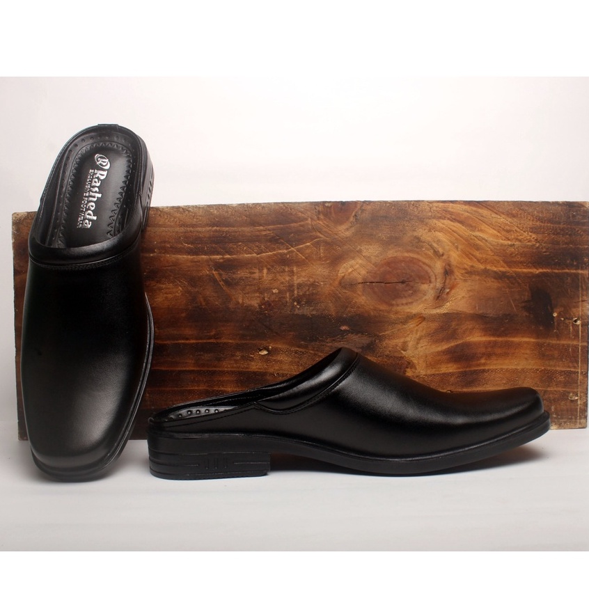 Sepatu Sandal Pria Kulit Asli Rasheda SL 03 Selop Tutong