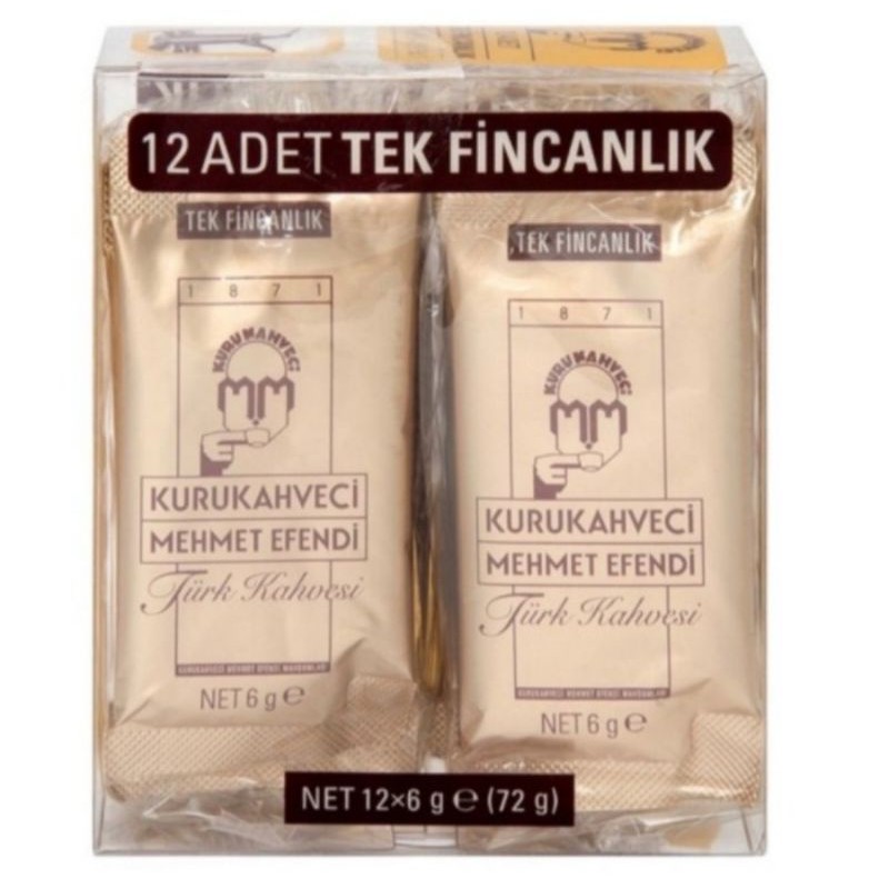 

Kopi Turki asli Mehmet Efendi per sachet 6gram Eceran