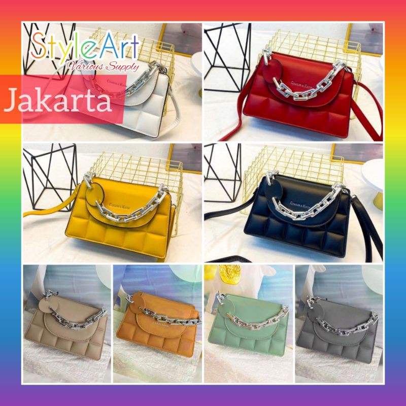 StyleArt SR6333 Tas HandBag Wanita 100% Original Fashion Import Selempang Rantai Like CK Mini Rantai