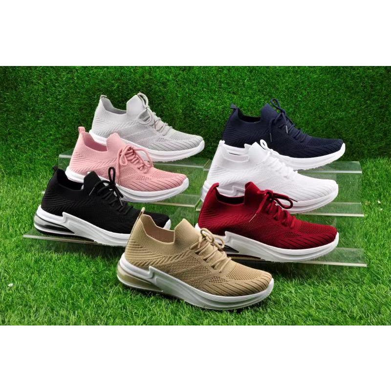 Sepatu Import Wanita Casual Sport Wanita Tanpa Tali Fashion 3028