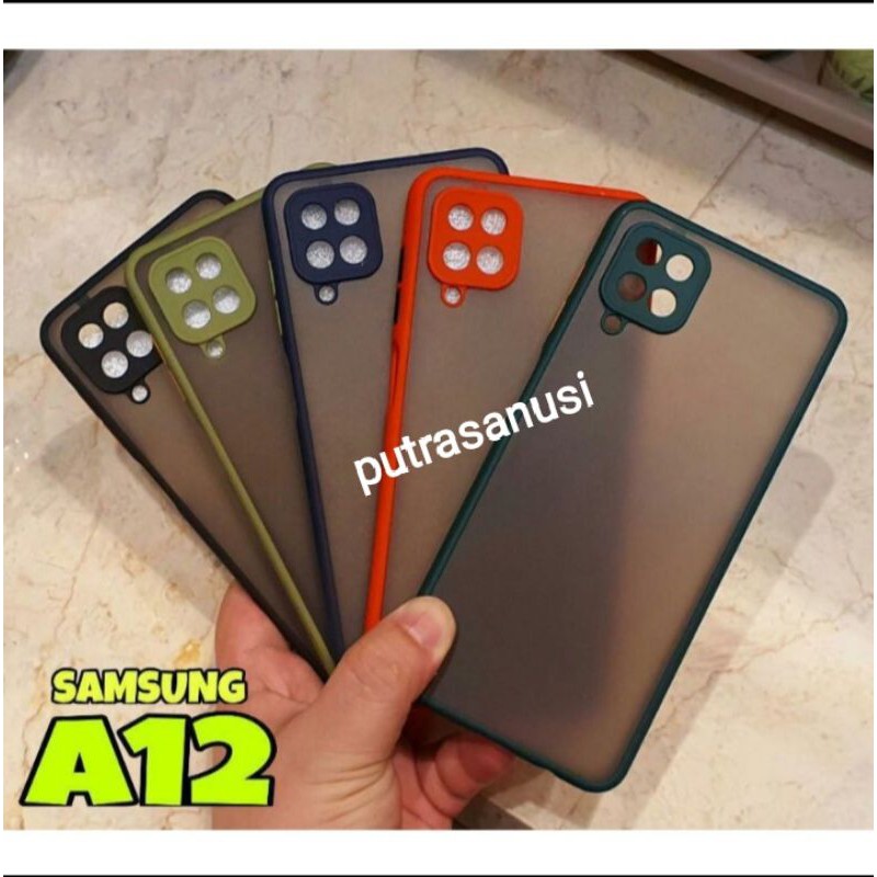 Silicone case Doff MY CHOICE Samsung A12 Terbaru 2021 Hardcase fuze doff
