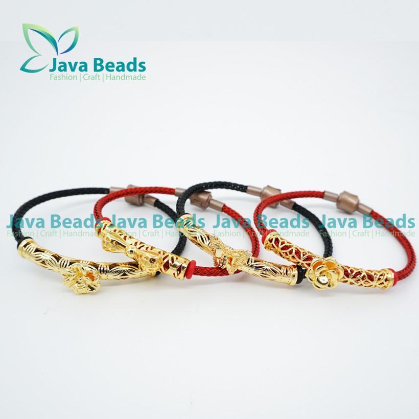 Gelang Tali Kawat AntiAir Waterproof Dengan Liontin