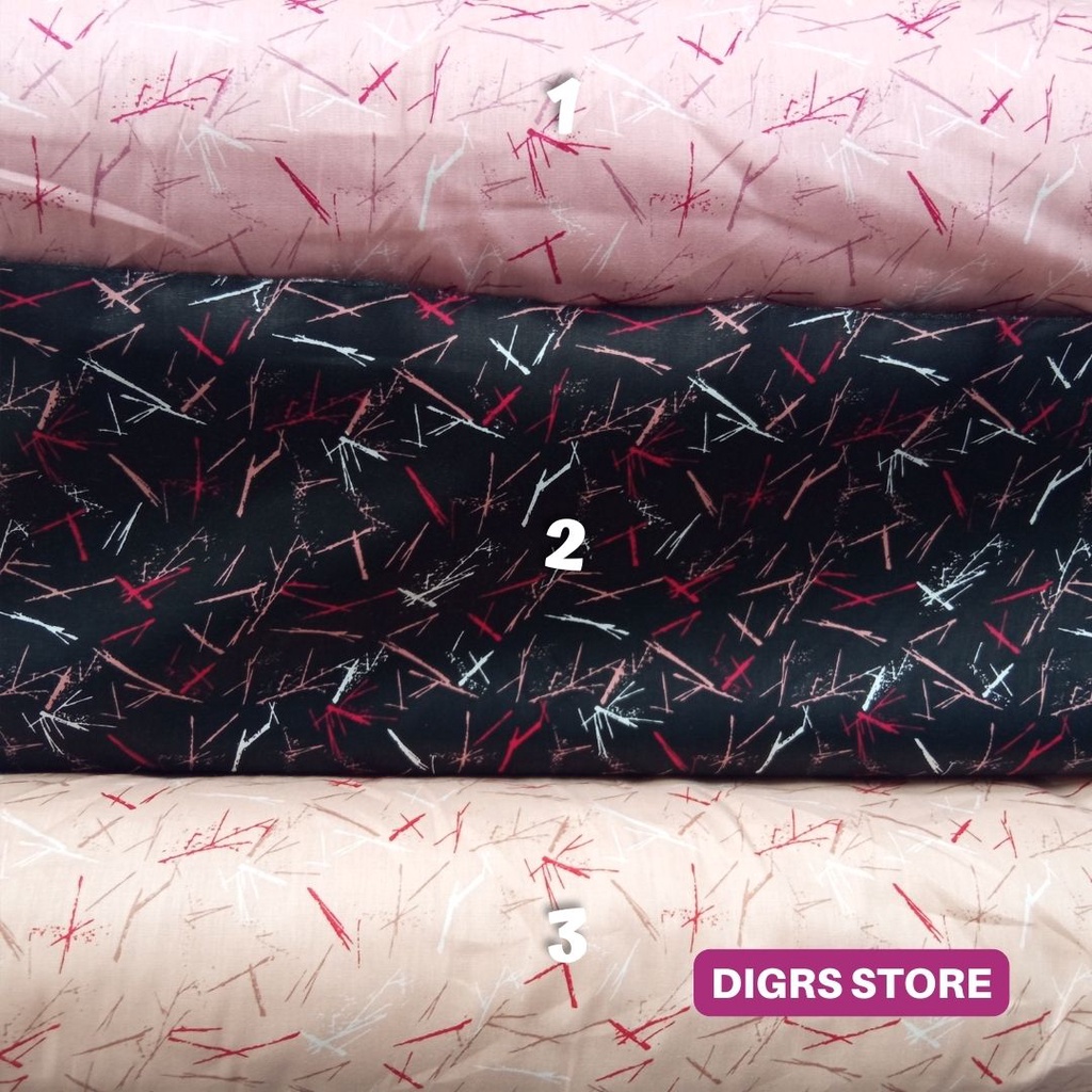 KAIN KATUN JEPANG MOTIF TOKAI SENKO / JAPAN DESIGN / KAIN MOTIF ABSTRAK / KAIN KATUN JEPANG ABSTRAK 