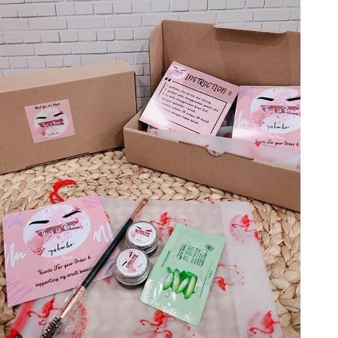 *Diminati Banyak Orang HENNA EYE BROW KIT / TATO ALIS HALAL #