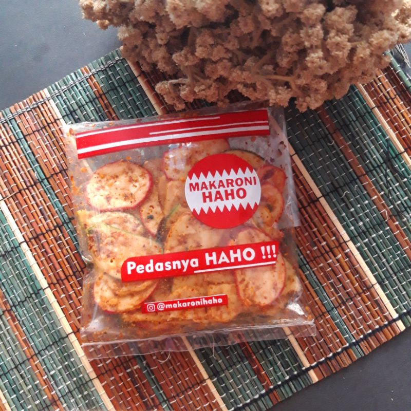 Jual Terlaris Makaroni Haho Kerupuk Seblak Kering Bantet Pedas Daun