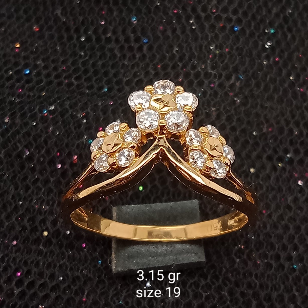 Cincin Emas 17K - 3.15 gr Kadar 750 - 526