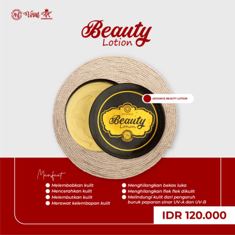 BEAUTY LOTION KOSMETIK VIRAL 100%ORI