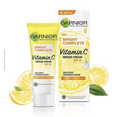 Garnier BRIGHT COMPLETE Vitamin Serum Cream SPF 36 PA+++