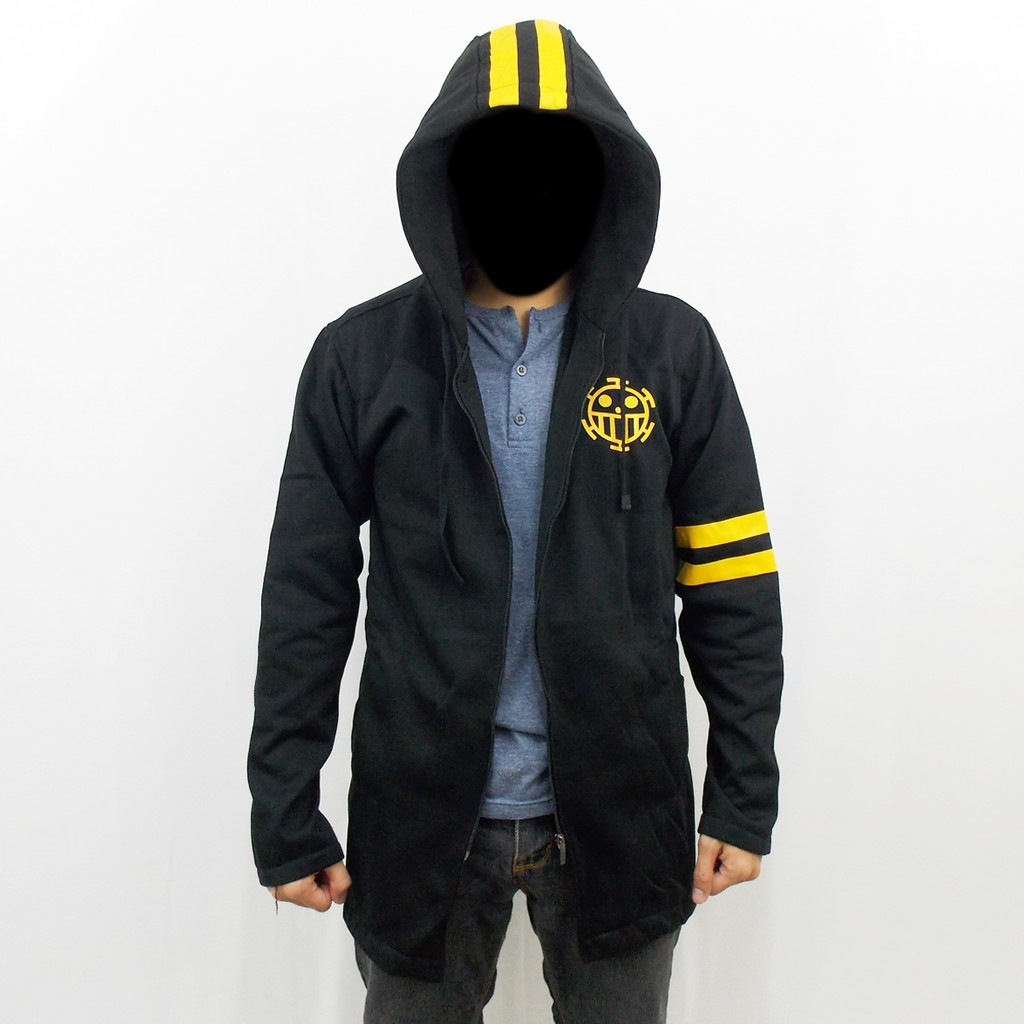 JUBAH ONE PIECE TRAFALGAR LAW - JAKET ONE PIECE TRAFALGAR LAW - JAKET LUFFY STRAW HAT PIRATES 01