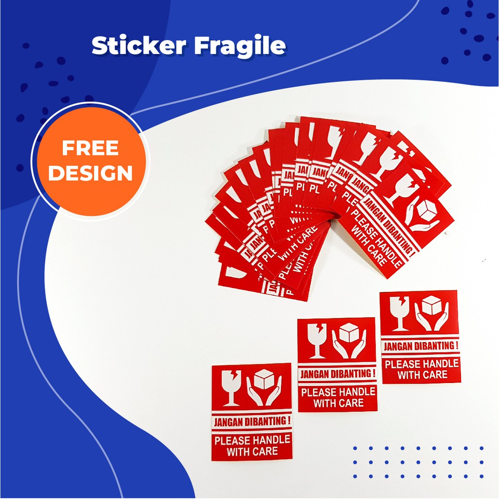 STICKER FRAGILE / STIKER PECAH BELAH | Shopee Indonesia